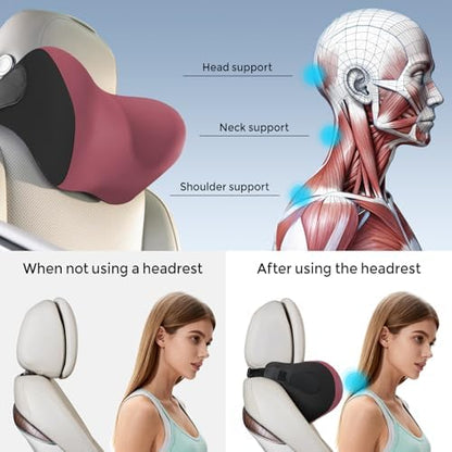BEBAS Ergonomic Car Headrest Pillow, Memory Foam Neck Support - Image 6