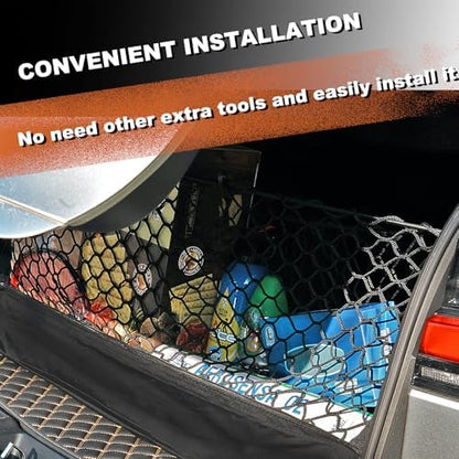 Cargo Net for GMC Acadia Buick Enclave Chevy Traverse 2026 2025-2010 Trunk - Image 5