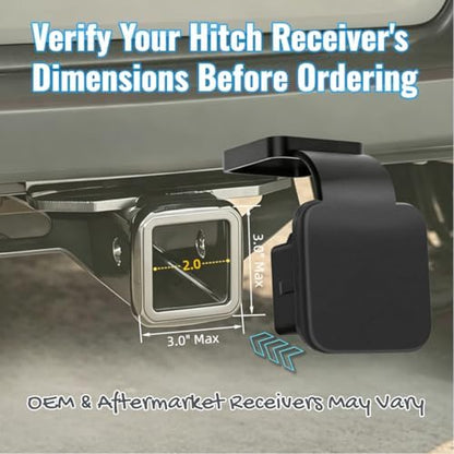 Hitch Cover, UV-Resistant, Heavy-Duty One Piece Construction - Image 4