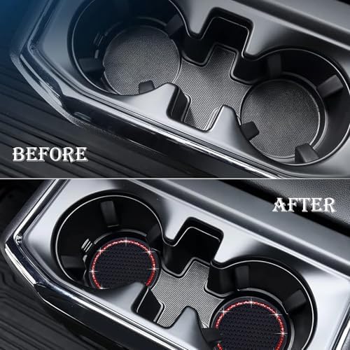4PCS Bling Cup Holder Coaster, 2.75 Inch Auto Car Cup Holder Insert Coasters - Image 7