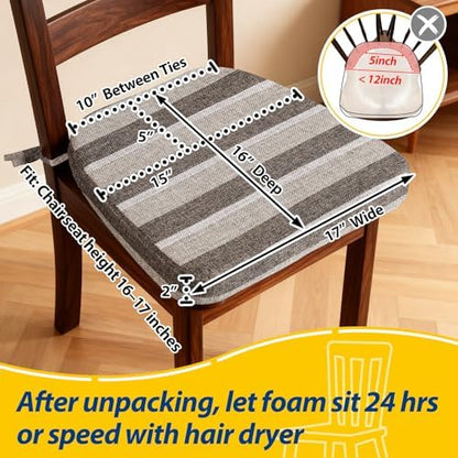 AAAAAcessories Chair Cushions for Dining Chairs - Image 2