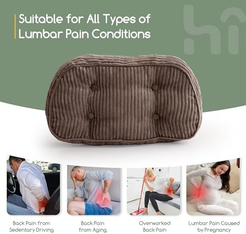 HIGOGOGO Lumbar Support Pillow for Recliner Chair/Accent Chair/Couch/Office - Image 6