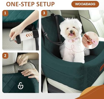 WOOAIDAGG Dog Car Seat for Medium Dogs, Pet Travel Bed - Image 5