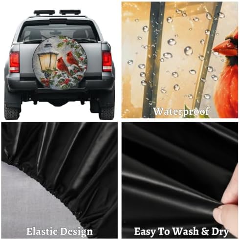 Christmas Spare Tire Cover Waterproof Dust-Proof Spare Wheel Covers - Image 4