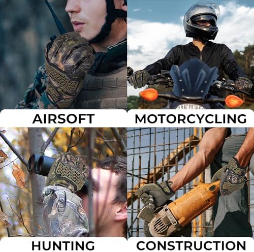 HANDLANDY Work Gloves for Men & Women, Utility Mechanic Working Gloves Touch - Image 6