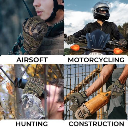 HANDLANDY Work Gloves for Men & Women, Utility Mechanic Working Gloves Touch - Image 6