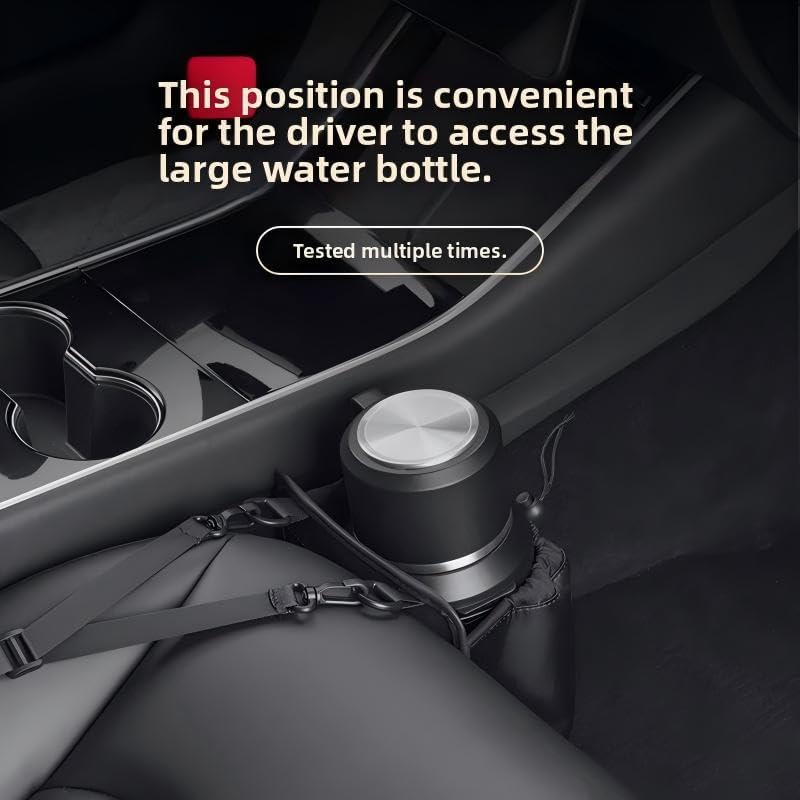 Extra Wide Car Cup Holder, 5.5" Opening, Fits 40oz Bottles - Image 7