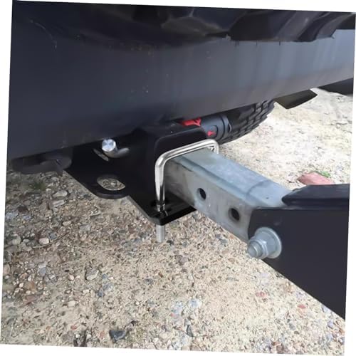 Trailer Hitch Tightener Clamp Iron Anti Rattle Stabilizer Black - Image 4