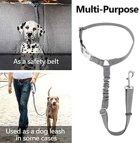 Plutus Pet Dog Seat Belt for Car Headrest, Reflective - Image 6