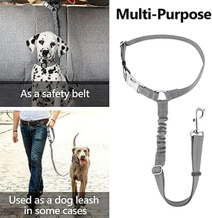 Plutus Pet Dog Seat Belt for Car Headrest, Reflective - Image 6