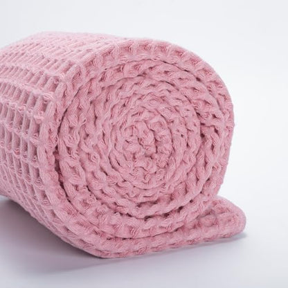 Luxury Organic Japanese Cotton Waffle Bath Towel | Thick, Quick Dry Bathroom - Image 6