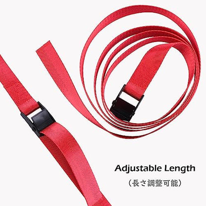 TRIWONDER Cinch Tie Down Strap Lashing Straps Heavy Duty Nylon Straps - Image 4