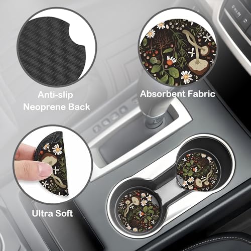 Mushrooms and Herbs Steering Wheel Cover - Image 4
