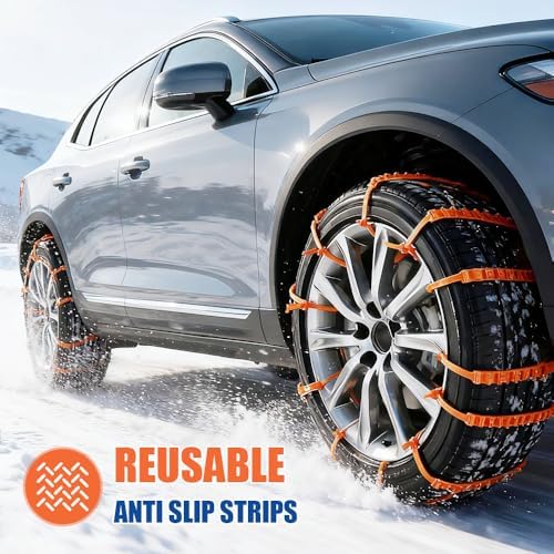 Universal Anti-Skid Snow Tire Chains, 2026 Upgrade Emergency Traction Cables - Image 7