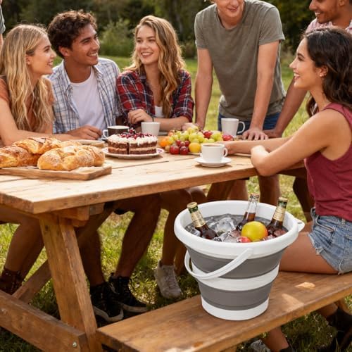 CHILDLION Collapsible Bucket 5L, Foldable Mop Bucket Car Wash Buckets - Image 6