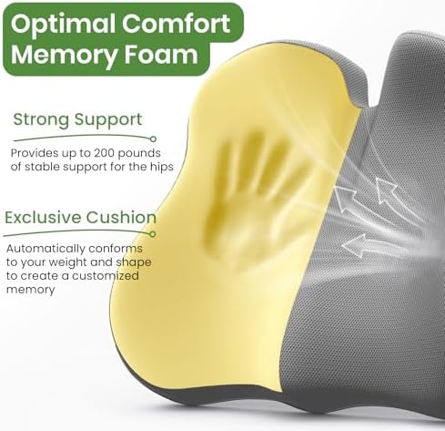 A-Pce Ergonomic Seat Cushion, Non-Slip Seat Cushion - Image 3