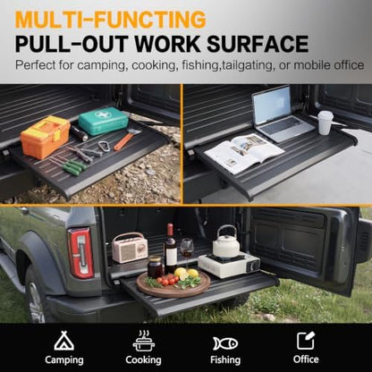 Aluminum Slide-Out Tailgate Table Fits - Image 5