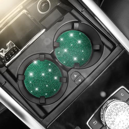 Osilly 2PCS 2.75 Inch Rhinestone Cup Holder Coasters - Image 5