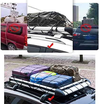 Truck Bed Cargo Net 2' x 3', Stretches to 4' x 6' - Image 5