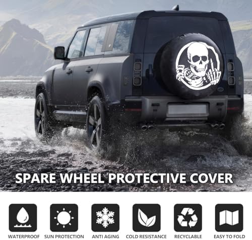 Spare Tire Cover for Jeep JK Wrangler SUV Truck Trailer RV - Image 3