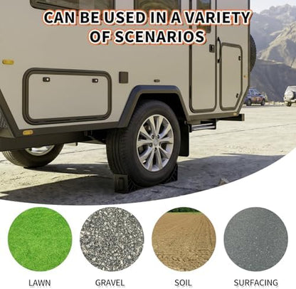 OULEME Wheel Chocks, Tire Stoppers - Image 5