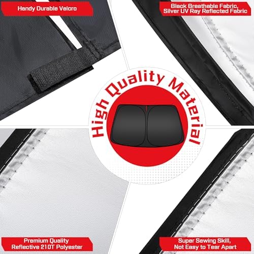 ARISMOTOR Windshield Sun Shade for BMW X3 2018-2025 2026 - Image 5