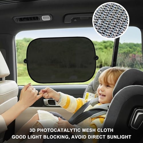 5 PCS Universal Car Window Shade, UV Rays Protection Automotive Sun Shades - Image 4