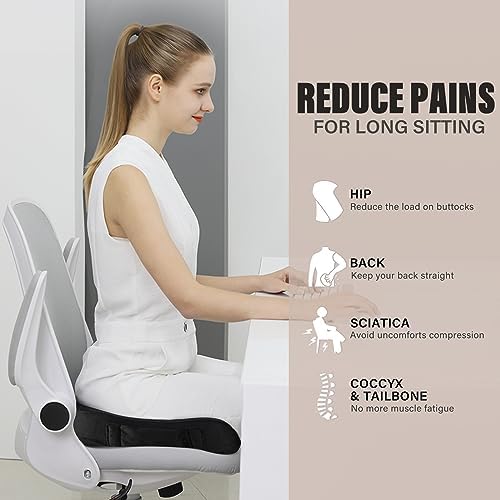 WAOAW Seat Cushion, Office Chair Cushions Butt Pillow - Image 2