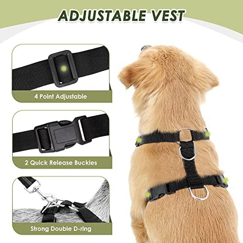 Lukovee Dog Car Harness Seat Belt, Harness & Seatbelt - Image 4