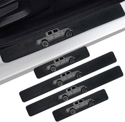 4 Pieces Car Door Sill Protector fit by Unknown
