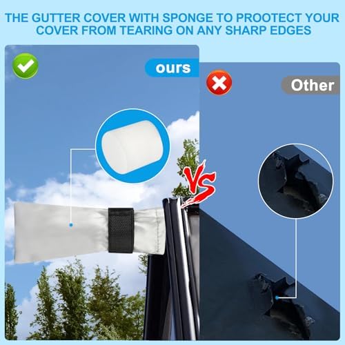 Mofeez Travel Trailer RV Cover 420D Oxford 18'-20' Camper Cover RV Covers - Image 2