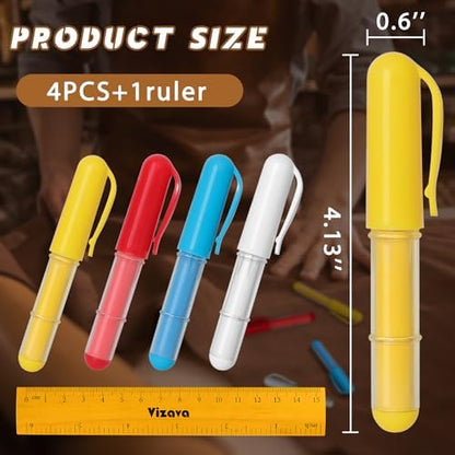 Fabric Chalk Markers for Sewing, Crafting|Erasable Tailor Chalk|Work on Various - Image 2