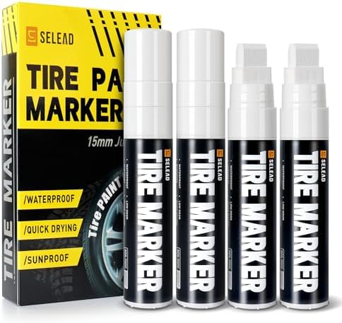 SELEAD Jumbo Tire Marker White by SELEAD