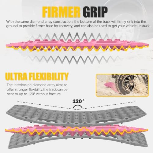 BUNKER INDUST Off-Road Traction Boards, Pair Recovery Tracks Traction Mat - Image 3