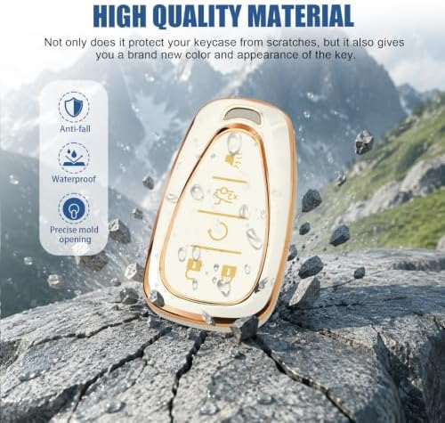 for Chevy Key Fob Cover, 5 Buttons TPU Key Cover - Image 3