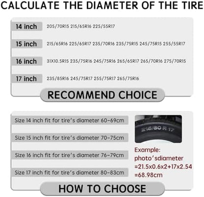 Halloween Spare Tire Cover Black Spider Web Wheel Cover, Weatherproof Universal - Image 6