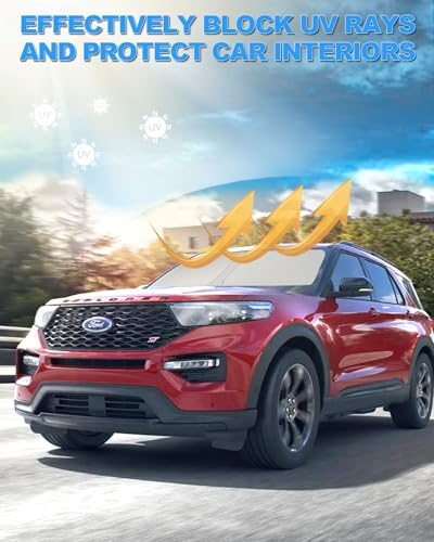 Foldable Front Windshield Sunshade fit - Image 6