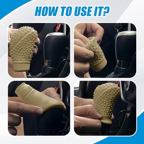 Car Gear Shift Knob Cover, Gear Shift Knob Cover Car Protect Accessories - Image 4