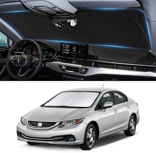 Windshield Sunshade for 2012 2013 2014 2015 Honda Civic Sun Visor - Image 6