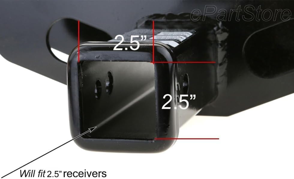 USA 2.5" American Black Flag Hitch Cover - Image 4