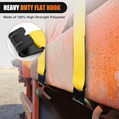 Nilight Truck Straps 4" x 30' Heavy Duty Tie Down - Image 6