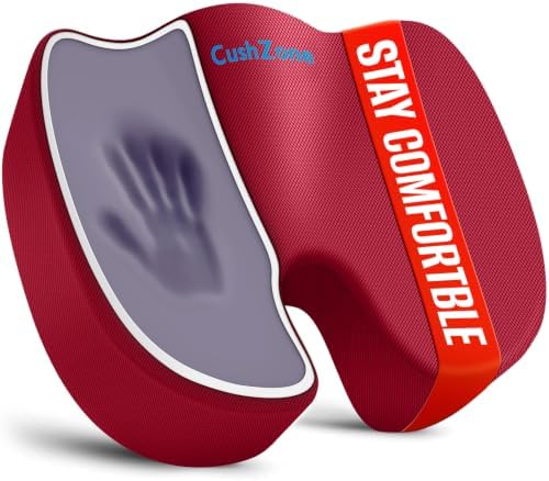 CushZone XXL Memory Foam Seat Cushion by CushZone