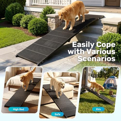 Heeyoo 91" Extra Long Dog Ramp for Car SUV Truck - Image 7