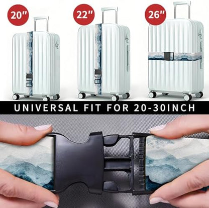 Luggage Straps for Suitcases, Heavy Duty Travel Belt - Image 4