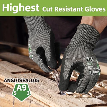 Schwer ProGuard High Level Cut Resistant Work Gloves - Image 2