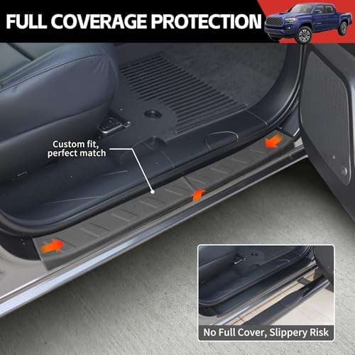 Door Sill Guards Kit Fit for 2017-2026 Honda Ridgeline Accessories Entry Guard - Image 4