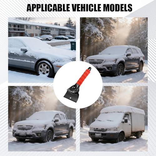 Ice Scraper for Cars and Small Trucks, Ice Scrapers for Car Windshield - Image 7