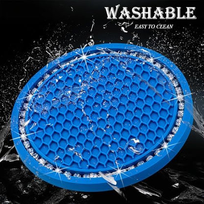 2PCS Bling Cup Holder Coaster, 2.75 Inch Auto Car Cup Holder Insert Coasters - Image 5