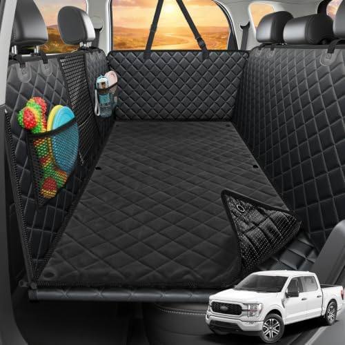 URPOWER Back Seat Extender for Dogs, Large Hard Bottom Dog Car Seat Cover by URPOWER