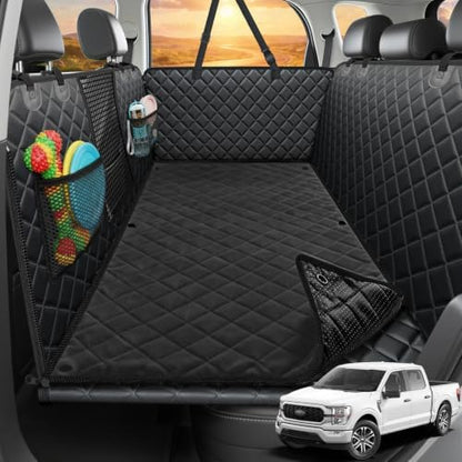 URPOWER Back Seat Extender for Dogs, Large Hard Bottom Dog Car Seat Cover by URPOWER